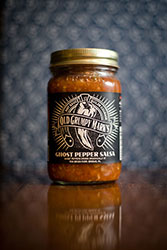 GHOST PEPPERS GROWN ORGANICALLY AT FOX BRUSH FARM. BROGUE, PA.